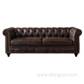 American Style KD Tufted Chesterfield Sofa Settee Living Room Furniture